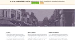 Desktop Screenshot of maltonhistory.info